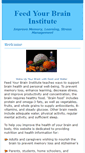 Mobile Screenshot of feedyourbrain.org
